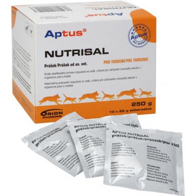 Aptus Nutrisal pro udržování rovnováhy tekutin v organismu psů a koček 10 x 25 g – Hledejceny.cz