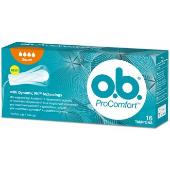 o.b. Pro Comfort Super with Dynamic Fit tampony 16 ks