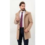 Pánský vlněný zimní kabát Enzo camel – Zboží Dáma