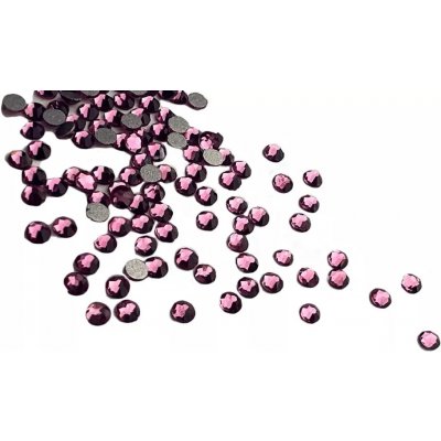 Kamínky na nehty Swarovski Fuchsia purpurové SS6 100 ks – Hledejceny.cz