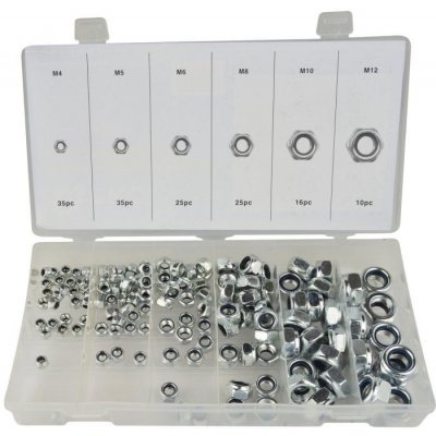 Geko Sada pojistných matic s nylonovou vložkou - 146ks | Zboží Auto