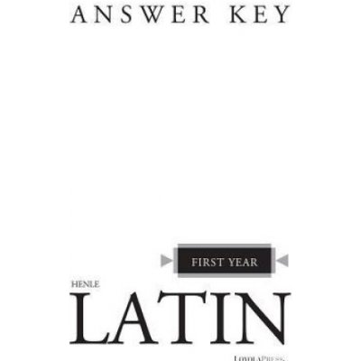 Henle Latin First Year Answer Key – Zbozi.Blesk.cz