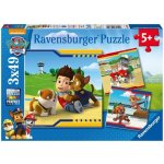 Ravensburger 093694 Paw Patrola Psí tlapková patrola 3 x 49 dílků – Zboží Dáma