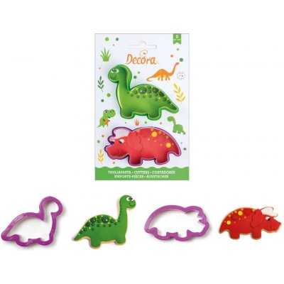 Plastové vykrajovátko dinosaurus 2ks - Decora – Hledejceny.cz