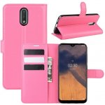 Pouzdro Litchi PU kožené peněženkové Nokia 2.3 - rose – Zbozi.Blesk.cz