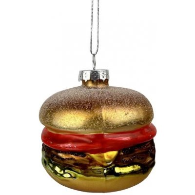 TORO Skleněná vánoční ozdoba 8,5cm hamburger – Hledejceny.cz