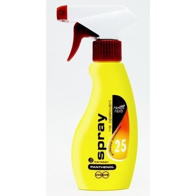 Helios herb spray na opalování SPF25 200 ml – Zboží Mobilmania