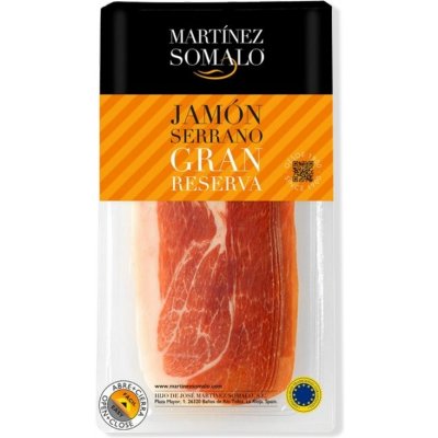 Martínez Somalo Jamón Serrano Gran Reserva plátky 100 g – Zboží Dáma