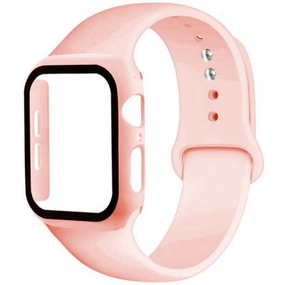 Bomba 3v1 Ochranné pouzdro + Silikonový řemínek pro Apple Watch Růžová, Velikost Apple Watch jednotlivě: 38MM IW07_PINK-38MM – Zbozi.Blesk.cz