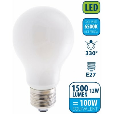 Velamp OPAL FILAMENT žárovka 12W, E27, 6500K – Hledejceny.cz