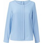 Brook Taverner elegantní blůza Roma s předním záševkem a dlouhým rukávem modrá královská – Sleviste.cz