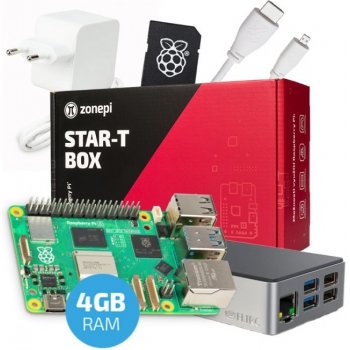 Zonepi Sada s Raspberry Pi 5 4GB RAM + Flirc krabička + 32GB microSD + příslušenství 500886