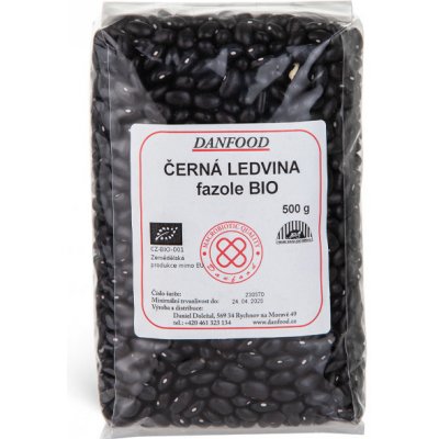 Danfood BIO fazole černá ledvina 0,5 kg – Zboží Dáma