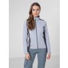 Dámská mikina Dámská turistická flísová mikina se zipem 4F-WOMENS FLEECE PLD014-34S-LIGHT BLUE