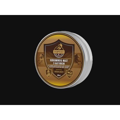 Topvet Kurkuminová mast s Rakytníkem pro koně 100 ml – Zboží Dáma