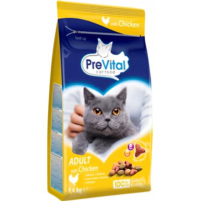 PreVital Granule pro kočky Adult s kuřetem 1,4 kg