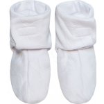 Baby Service Kojenecké bavlněné dvouvrstvé capáčky lodgerky bílá kolečka – Sleviste.cz