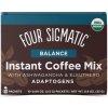 Doplněk stravy na spánek a nervovou soustavu Four Sigmatic Ashwagandha & Chaga Adaptogen Coffee Mix BIO prášek Množství 10 sáčků