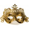 Dětský karnevalový kostým Škaboška zlatá s ornamentem