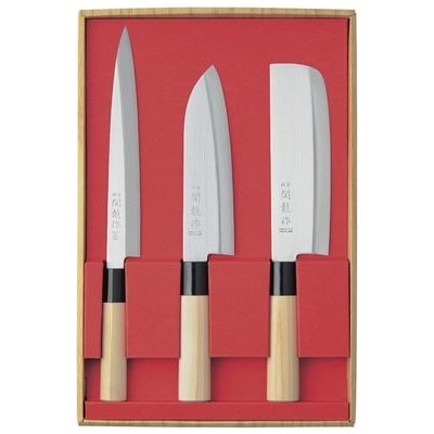 Sekiryu Ohzawa Sada Santoku a Nakiri a Sashimi SR800 – Zboží Mobilmania