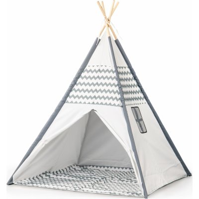 Ecotoys dětský teepee stan Wiga bílý – Zboží Dáma