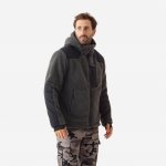 Bunda Solognac Fleecová hřejivá s beránkem Sherpa 900 šedá – Zboží Dáma