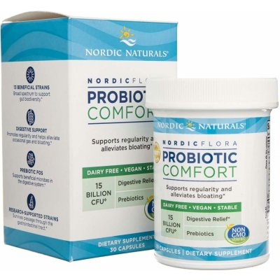 Nordic Naturals Nordic Flora Probiotic Comfort, 15 miliard CFU 30 kapslí – Hledejceny.cz
