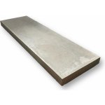 Betonová stříška na zídky a plotové dílce – rovná, hladká (100 × 25 × 5 cm) Barva: Přírodní – Zboží Mobilmania