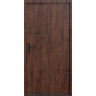 CKdveře bezpečnostní vchodové Blackline ořech M00 100 x 207 cm Pravé dovnitř – Zboží Mobilmania