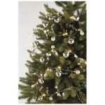 Emos DCGW10 20 LED Girlanda stříbrné koule s hvězdami teplá bílá 1,9 cm – Hledejceny.cz