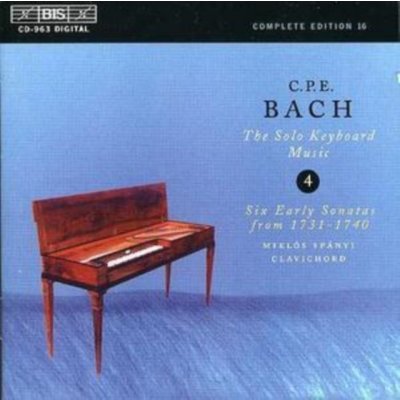 Carl Philipp Emanuel Bach - CPE Bach - The Solo Keyboard Music, Vol 4 - Six Early Sonatas from 1731-1740 CD – Zboží Mobilmania