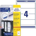 Avery Zweckform L6061-10 Etikety na pořadače 59x192mm 40 ks bílá – Sleviste.cz