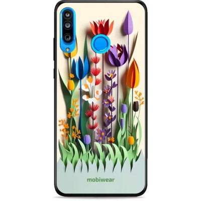 Pouzdro Mobiwear Glossy Huawei P30 Lite - G015G Barevné květinky – Zboží Mobilmania