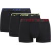 Boxerky, trenky, slipy Nike 3 Pack Everyday Cotton Trunks Mens Blu/Volt/RedJV7