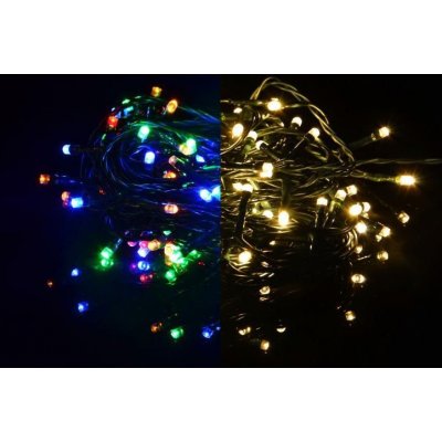 D47228 Vánoční světelný řetěz MINI 50 LED s časovačem teple bílá OEM – Zboží Mobilmania