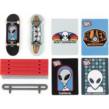 Tech Deck Fingerboard dvojbalení s překážkou Alien Workshop od 279 Kč -  Heureka.cz