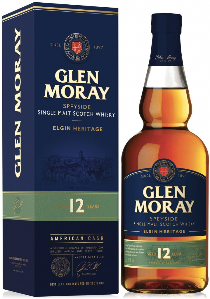 Glen Moray 12y 40% 0,7 l (karton)