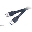 Akasa AK-CBUB15-15BK Proslim, USB 3.0 typ A M - A M, plochý, 1.5 m