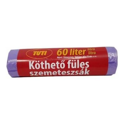 Tuti Pytle na odpadky s ouškem 60 l 16 ks 9µm fialová – Sleviste.cz