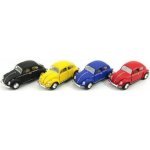 Kinsmart Auto VW Classical Beetle kov 13 cm na zpětné natažení žlutý – Sleviste.cz