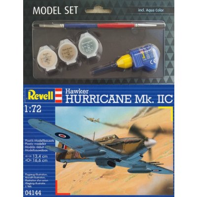 Revell model set plane 64144 Hawker Hurricane Mk. IIC 1:72