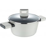 BERGNER Kastrol s poklicí s nepřilnavým povrchem LINES 20 cm šedobílá BG-56091-GY – Sleviste.cz