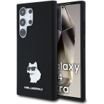 Karl Lagerfeld Silicone Samsung Galaxy S24 Ultra Choupette kovový odznak KLHCS24LSMHCNPK – Zboží Živě
