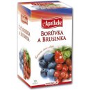 Apotheke Borůvka s brusinkou 20 sáčků