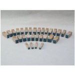 Česká dřevěná razítka Abeceda velikost 10 mm – Zboží Dáma