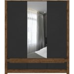 RUSO SZF2D1M3S dub april/černý mat – Zboží Dáma