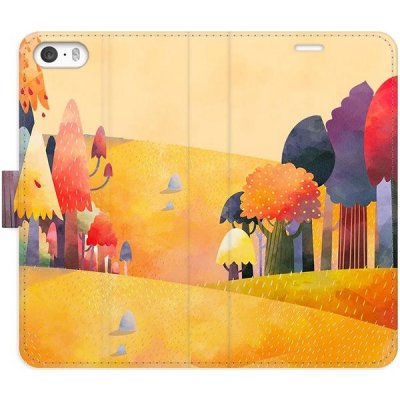 Pouzdro iSaprio flip Autumn Forest iPhone 5/5S/SE – Zboží Mobilmania