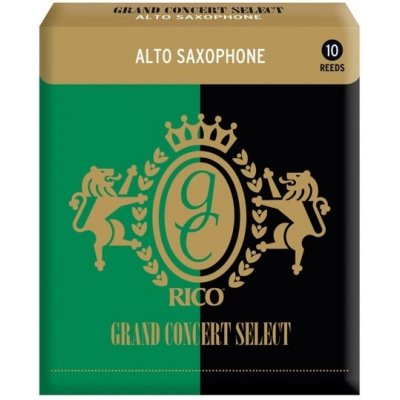 Rico RGC10ASX350 Grand Concert Select Alto Sax Reeds 3.5 10 Box – Zboží Mobilmania