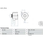 generátor BOSCH 0 986 033 810