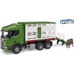 Bruder 3548 Scania Super 560R pro přepravu zvířat s 1 krávou – Hledejceny.cz
